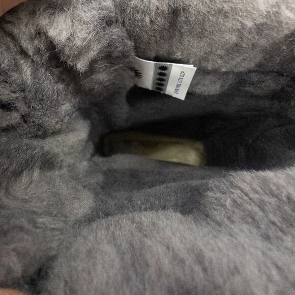 Authentic Ugg Adirondack III Tall Boot Black Gray Womens Waterproof Winter Snow - Picture 6 of 11